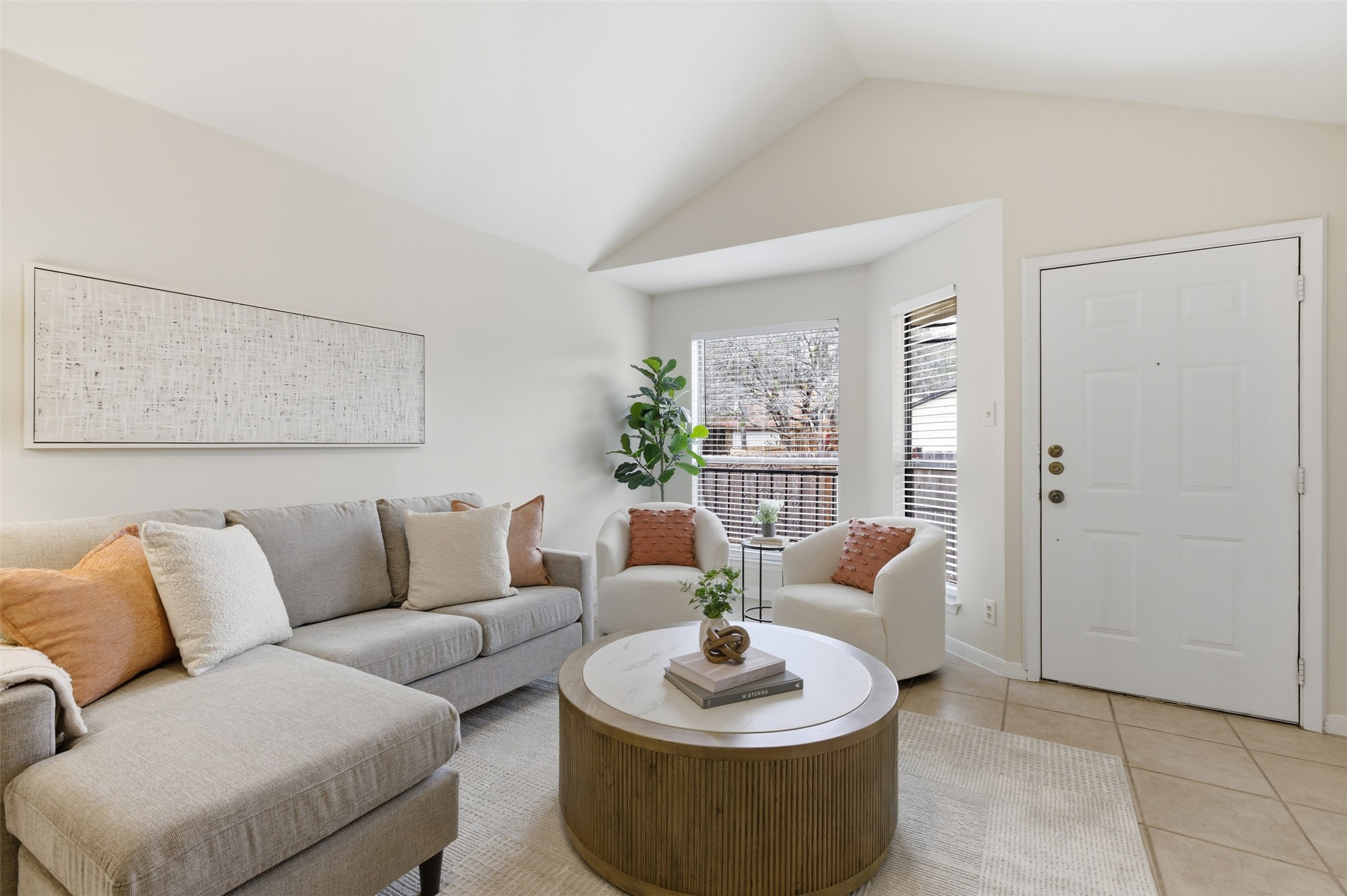 8142 Ceberry Drive, Unit B Austin, TX 78759 - Photo 18 of 38 a living room with furniture and a potted plant