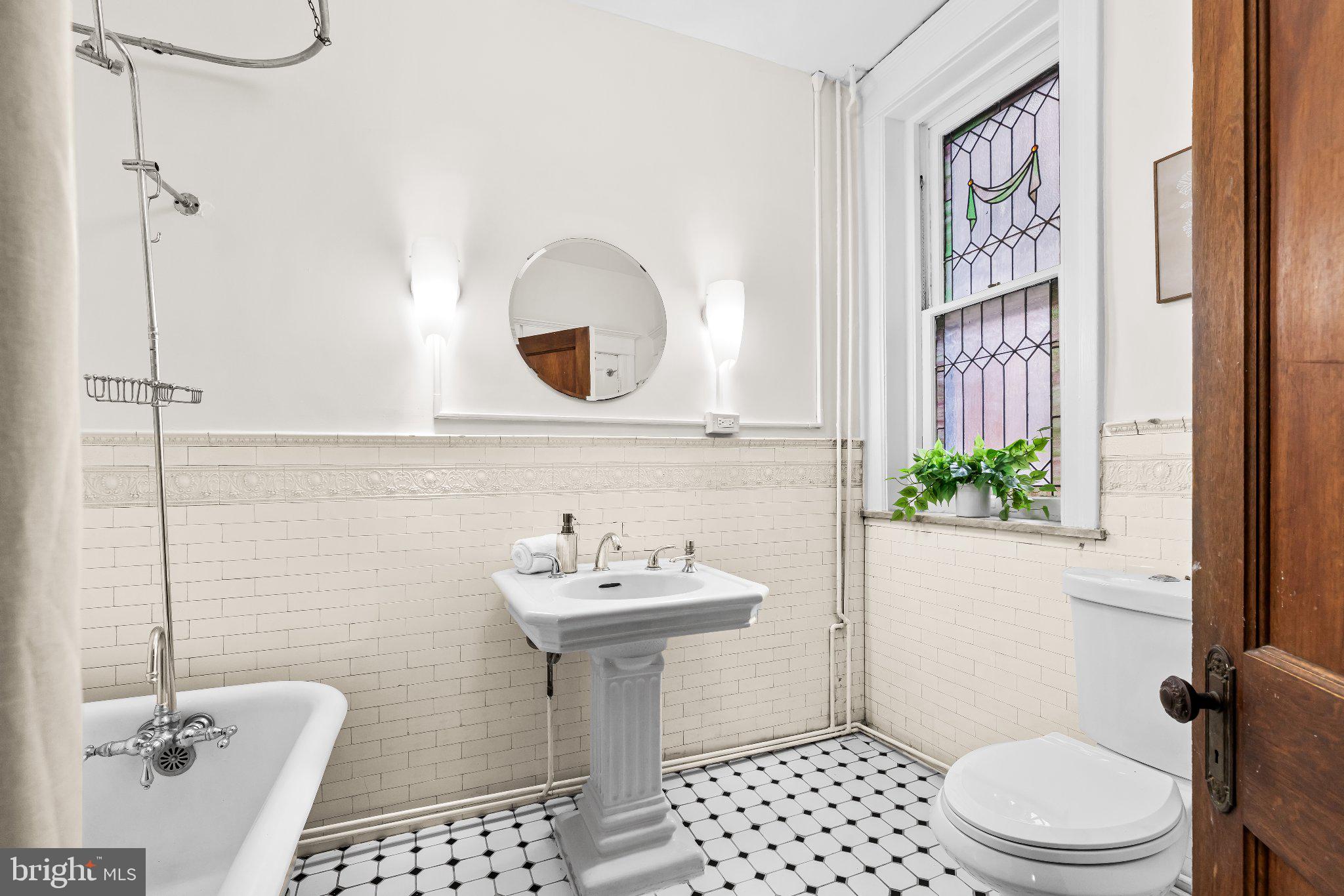 2736 North Calvert Street Baltimore, MD 21218 - Photo 49 of 86 Vintage Bathroom with Original Subway Tile