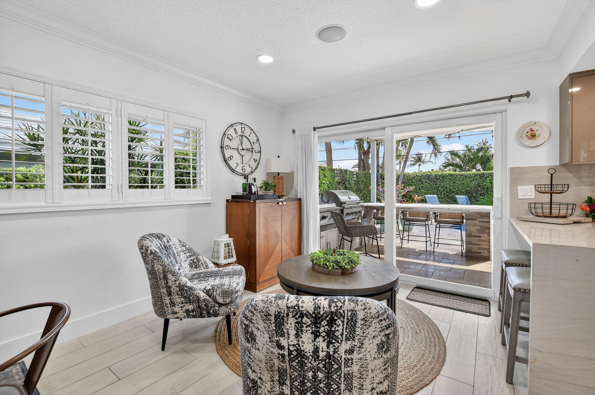 1388 Walnut Terrace Boca Raton, FL 33486 - Photo 21 of 74 a view of a dining room with furniture window and outside view