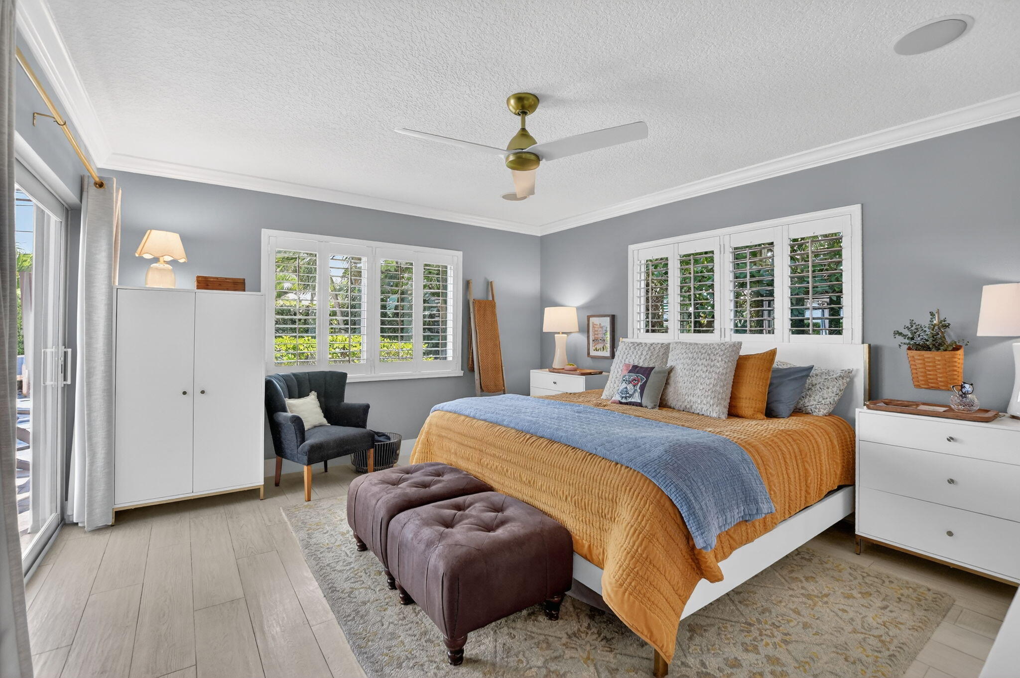 1388 Walnut Terrace Boca Raton, FL 33486 - Photo 27 of 74 a bed room with a bed and a chair