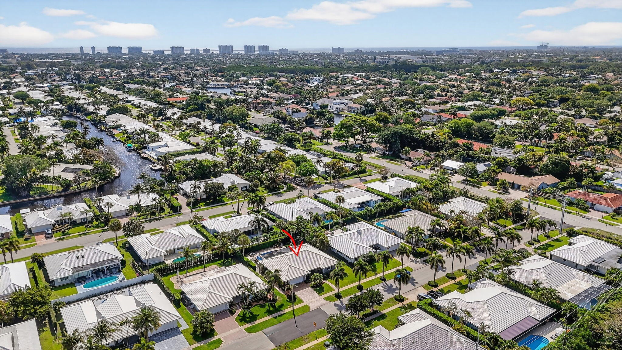 1388 Walnut Terrace Boca Raton, FL 33486 - Photo 66 of 74 an aerial view of a city