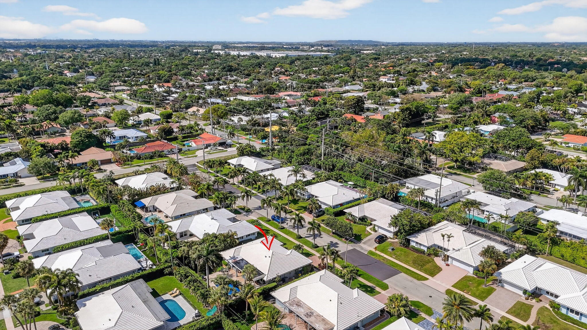 1388 Walnut Terrace Boca Raton, FL 33486 - Photo 70 of 74 an aerial view of a city