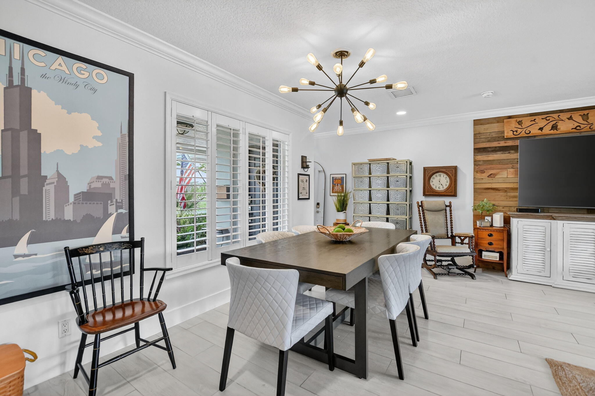 1388 Walnut Terrace Boca Raton, FL 33486 - Photo 8 of 74 a view of a dining room with furniture window and outside view