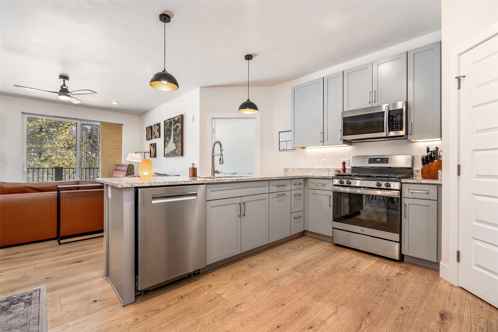 23 Clearwater Way, Unit 102 Keystone, CO 80435 - Photo 11 of 47 Kitchen looking back towards living room
