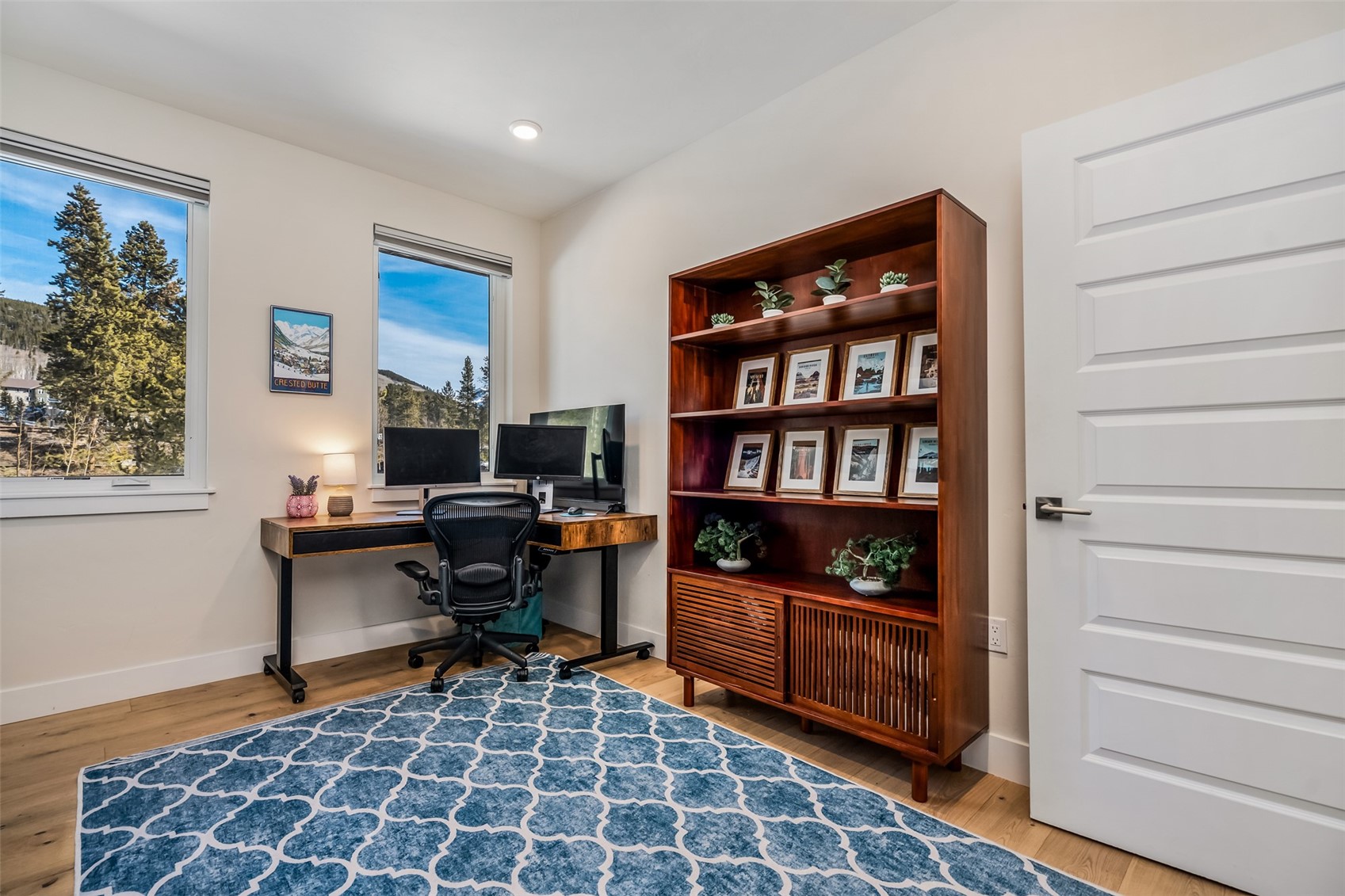 23 Clearwater Way, Unit 102 Keystone, CO 80435 - Photo 25 of 47 3rd Bedroom currently set up as an office with Bunk Bed Murphy Bed