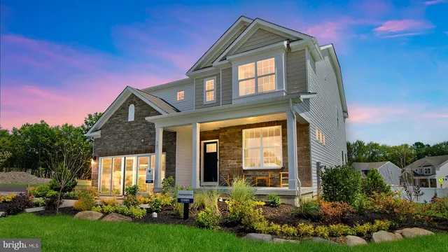 front view of house with a yard