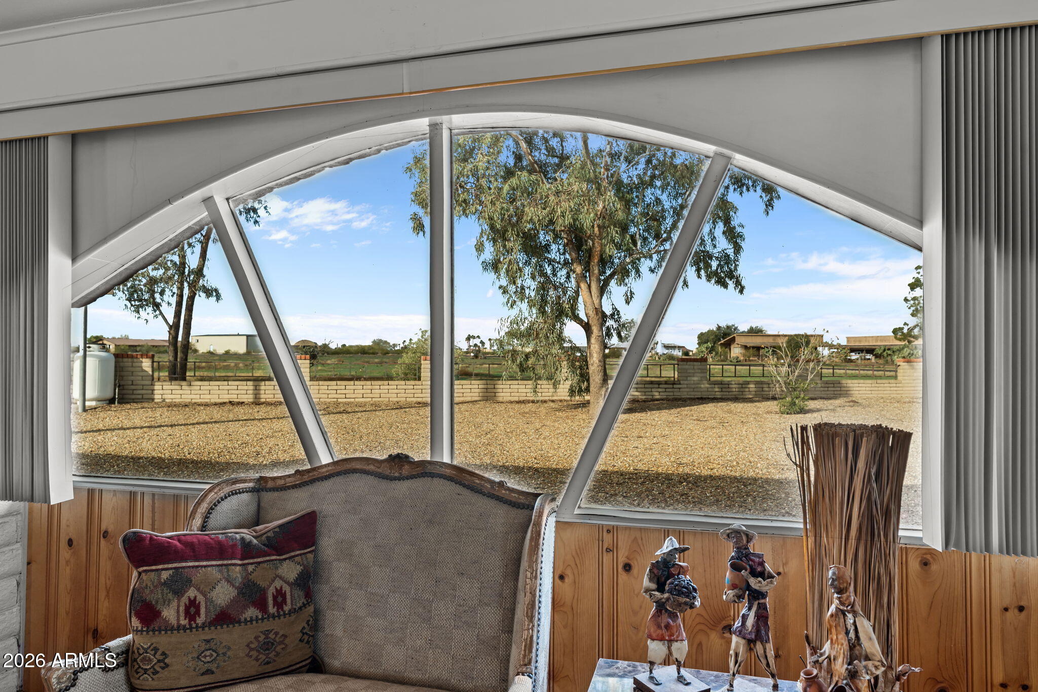 50907 West Iver Road Aguila, AZ 85320 - Photo 13 of 46 a view of a balcony with furniture and front door