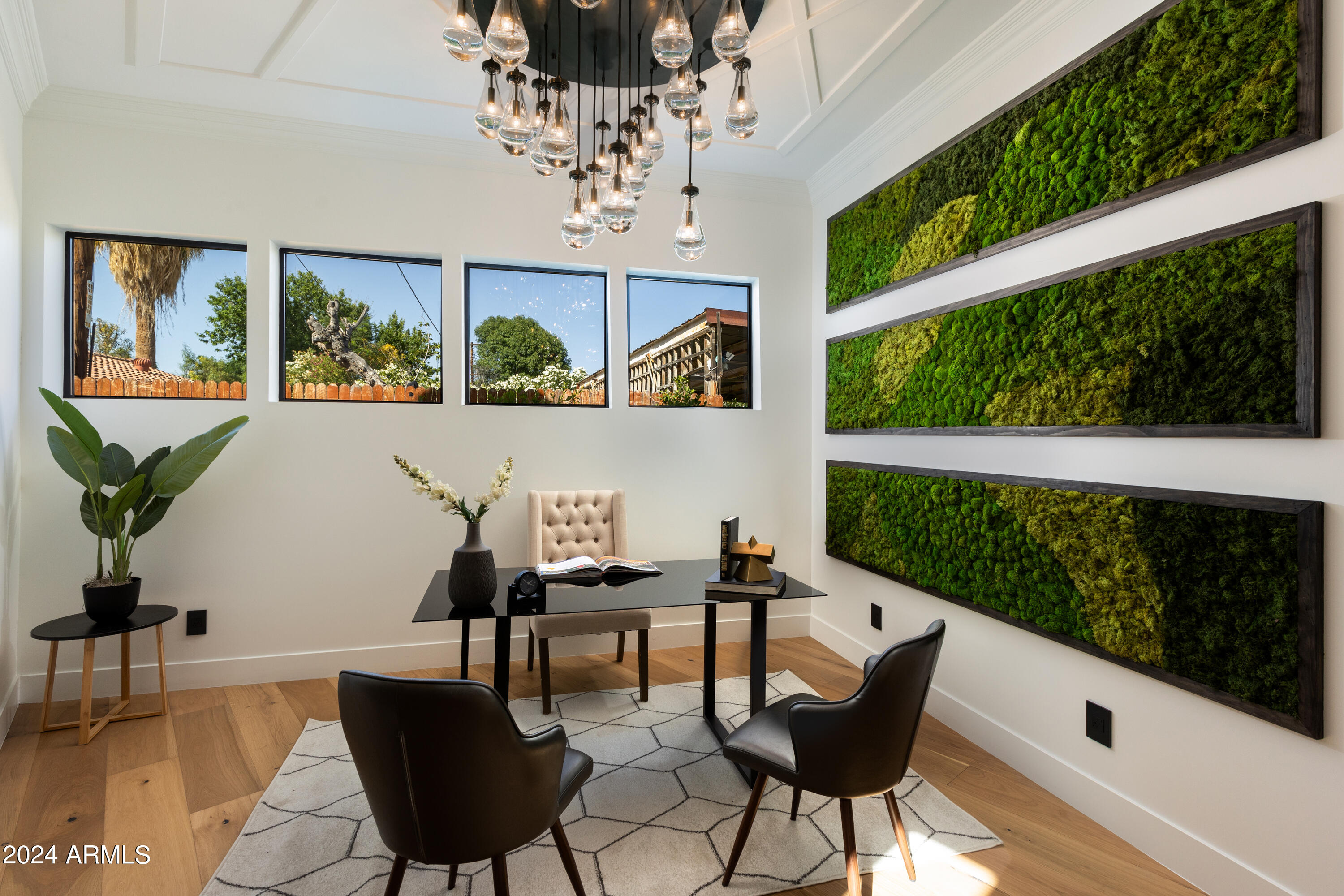 3045 North Marigold Drive Phoenix, AZ 85018 - Photo 16 of 65 a view of a dining room with furniture window and outside view