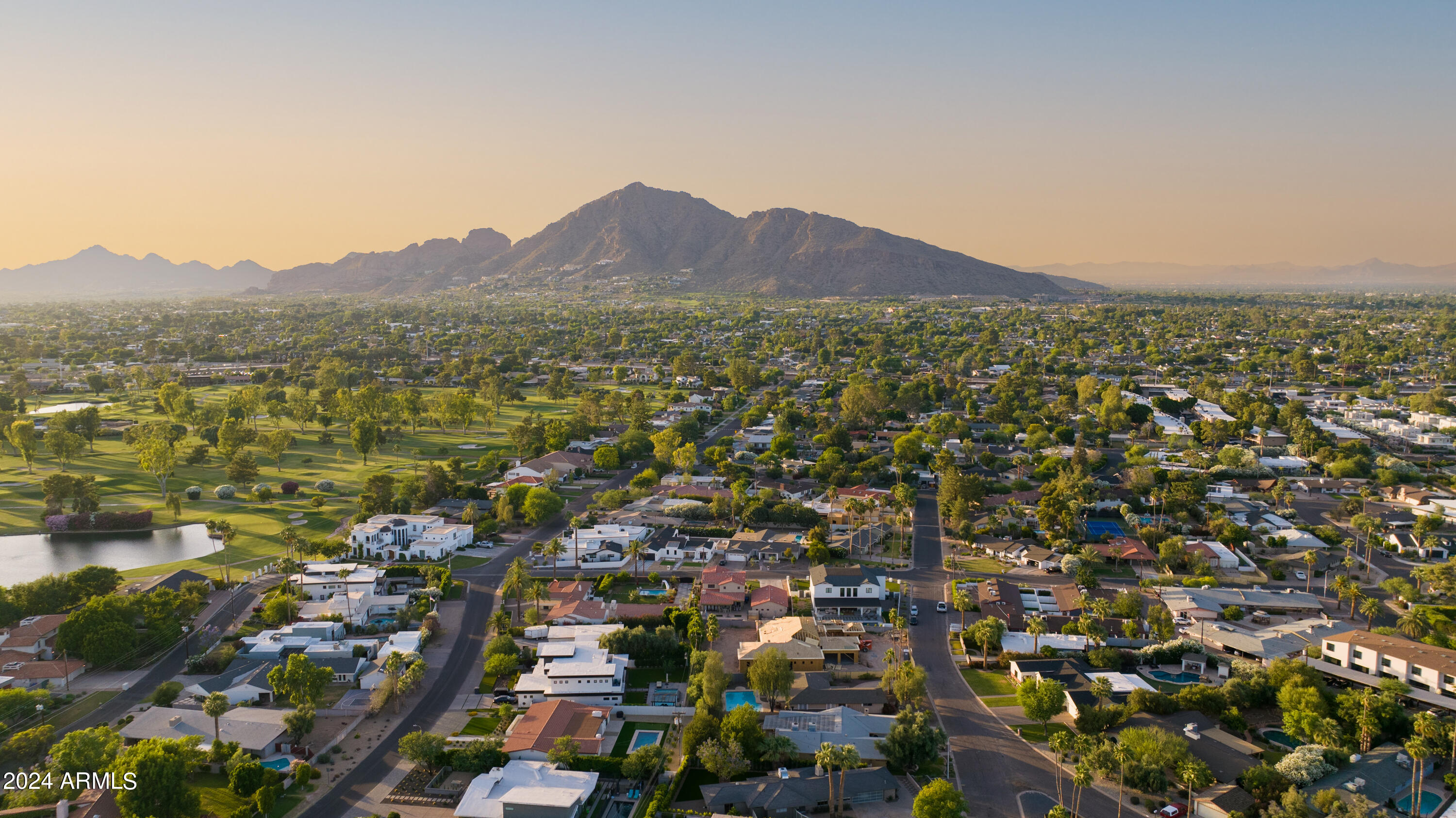 3045 North Marigold Drive Phoenix, AZ 85018 - Photo 63 of 65 an aerial view of residential house and outdoor space