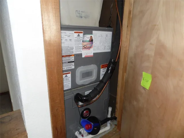 a view of storage and utility room