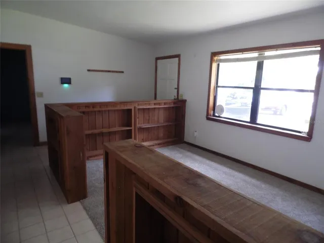 a room with storage and utility