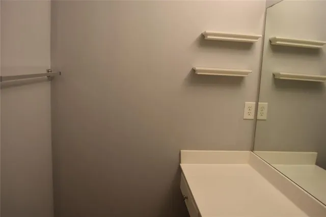 a bathroom with a sink