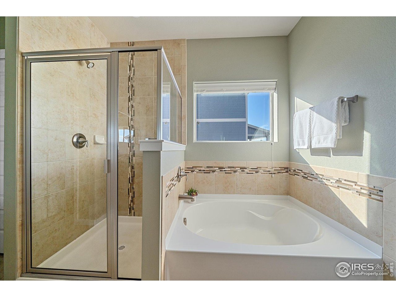 2321 Nicholson Street Berthoud, CO 80513 - Photo 12 of 22 a bathroom with a bathtub and a shower