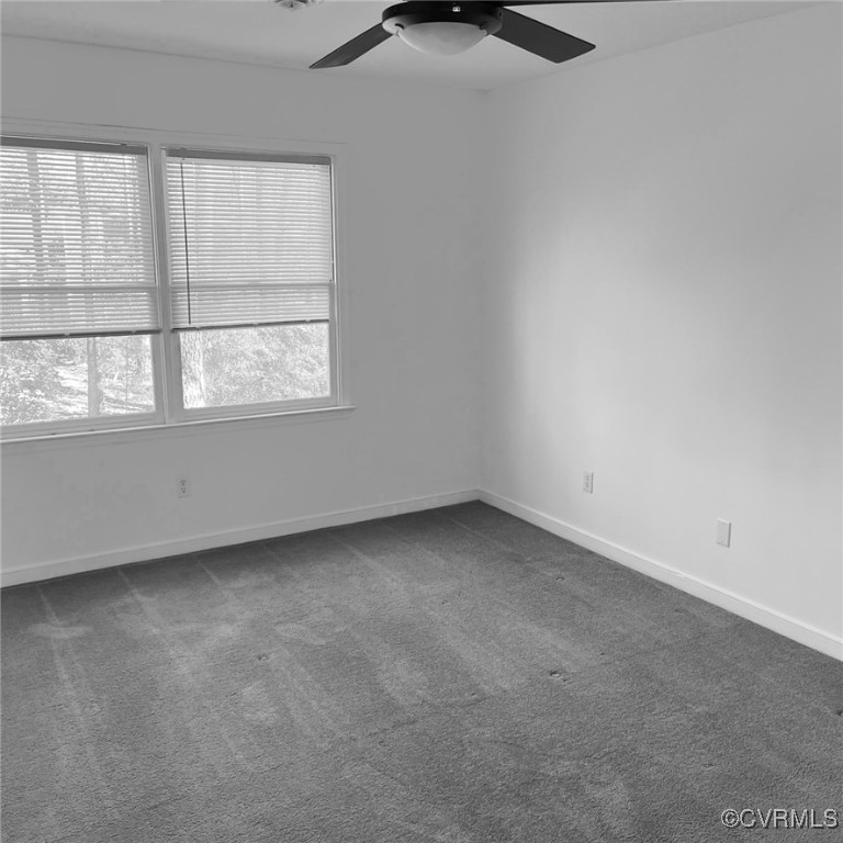 14708 Acorn Ridge Place Midlothian, VA 23112 - Photo 6 of 10 Spare room featuring ceiling fan and dark carpet