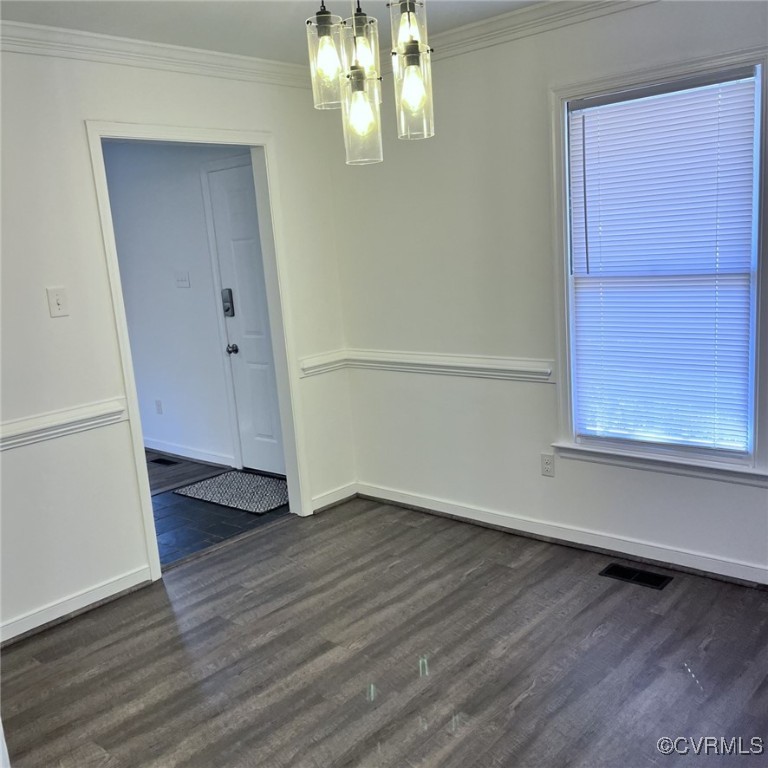 14708 Acorn Ridge Place Midlothian, VA 23112 - Photo 8 of 10 Unfurnished dining area featuring a notable chande