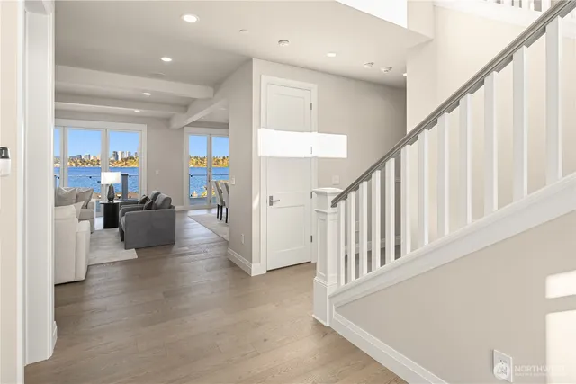 a view of a living room