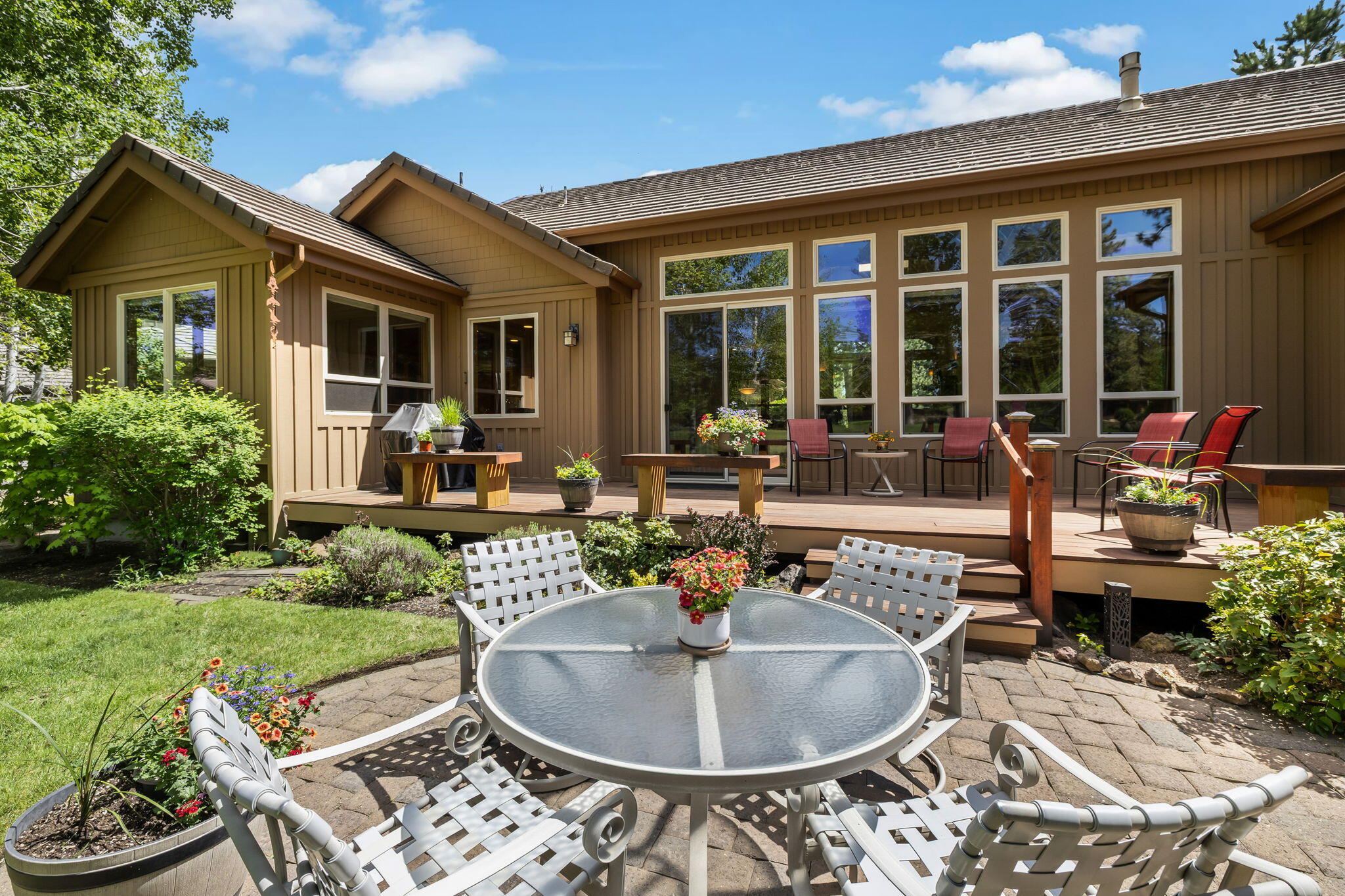 19574 Green Lakes Loop Bend, OR 97702 - Photo 37 of 41 A private paver patio just off the main living areas provides an inviting place to relax, dine, or enjoy the fairway setting.