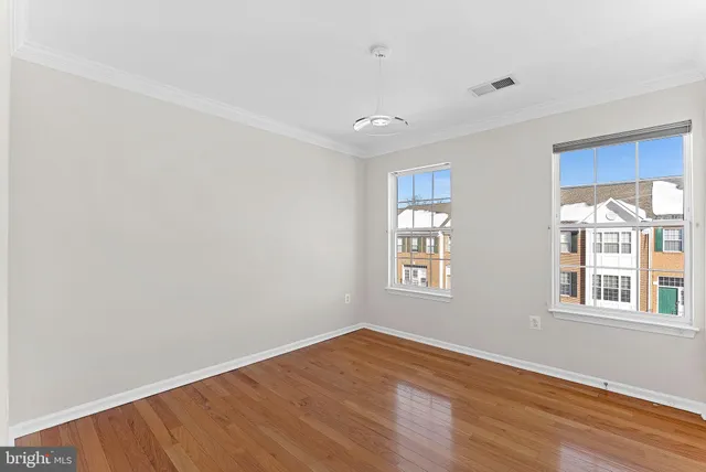 wooden floor in an empty room
