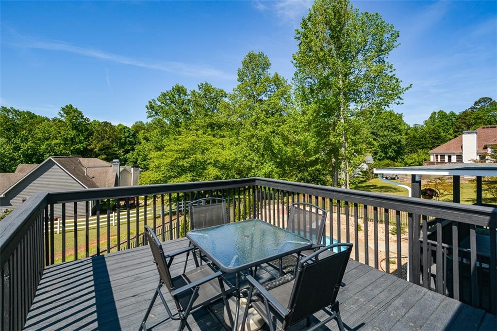 10 Arbor Hills Road South Talking Rock, GA 30175 - Photo 49 of 89 a view of a balcony with furniture