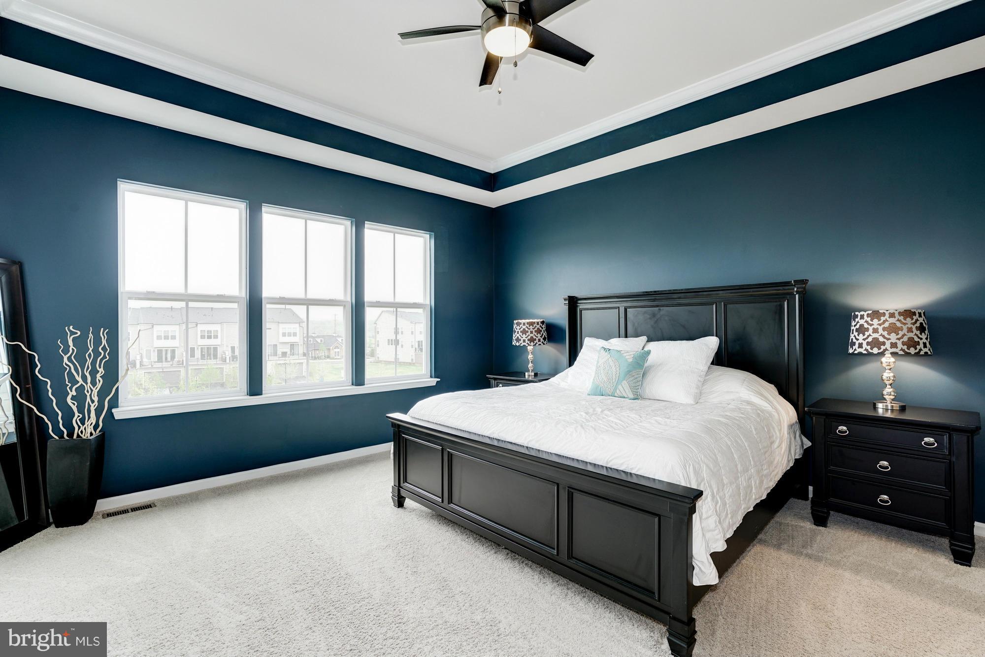42277 Riggins Ridge Terrace Ashburn, VA 20148 - Photo 16 of 30 a large bed sitting in a bedroom next to a window
