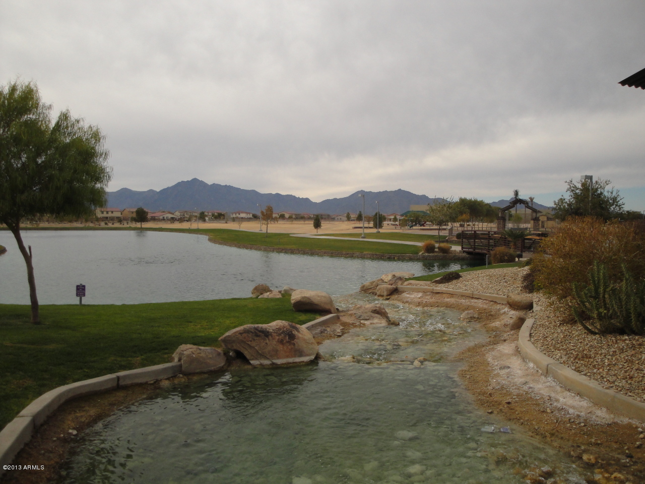7346 West Carter Road Laveen, AZ 85339 - Photo 42 of 42 a view of a lake with a mountain in the background