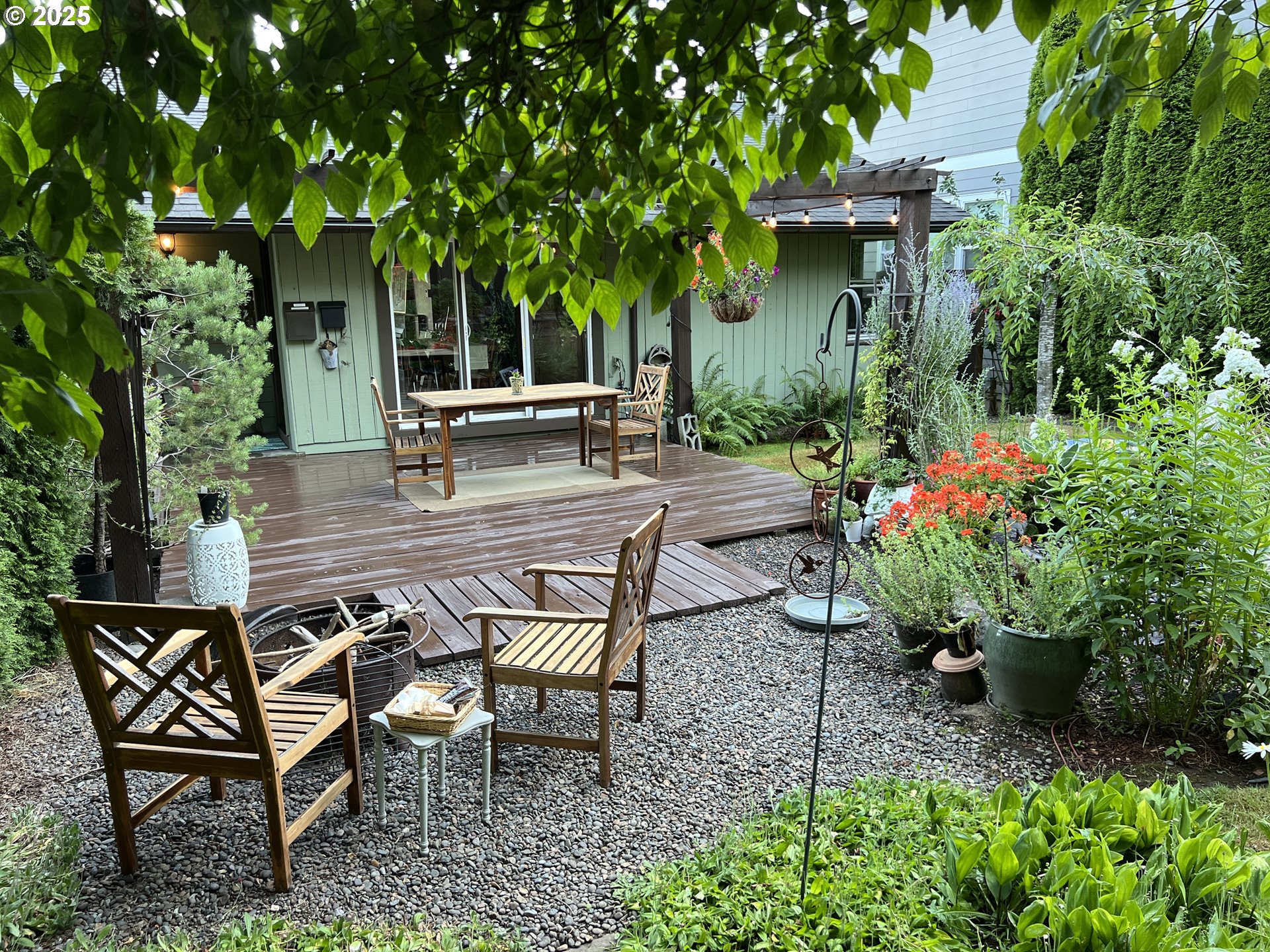 7149 Southwest 3rd Avenue Portland, OR 97219 - Photo 36 of 42 a view of a backyard with sitting area