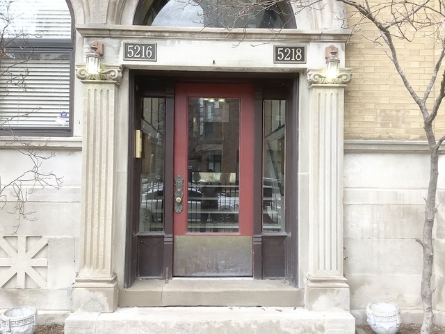 5216 North Kenmore Avenue, Unit 3S Chicago, IL 60640 - Photo 2 of 16 a view of a entrance door of the building
