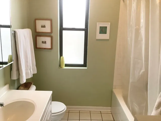 a bathroom with a toilet and a sink