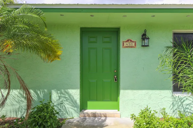 a view of an outdoor space and a yard