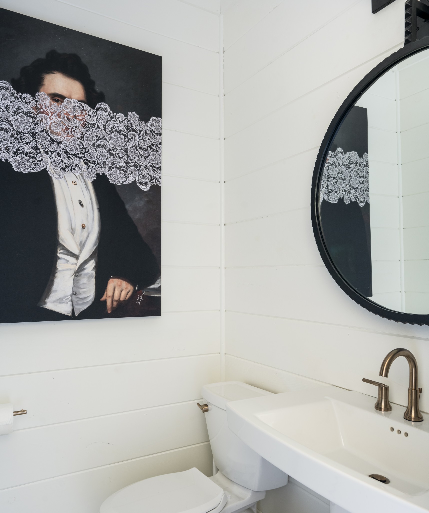 232 Waterloo Road Lawrenceburg, TN 38464 - Photo 31 of 46 a bathroom with a sink and mirror