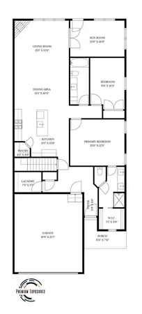 a picture of a person on a wall