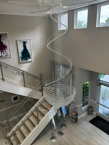 a view of entryway with workspace