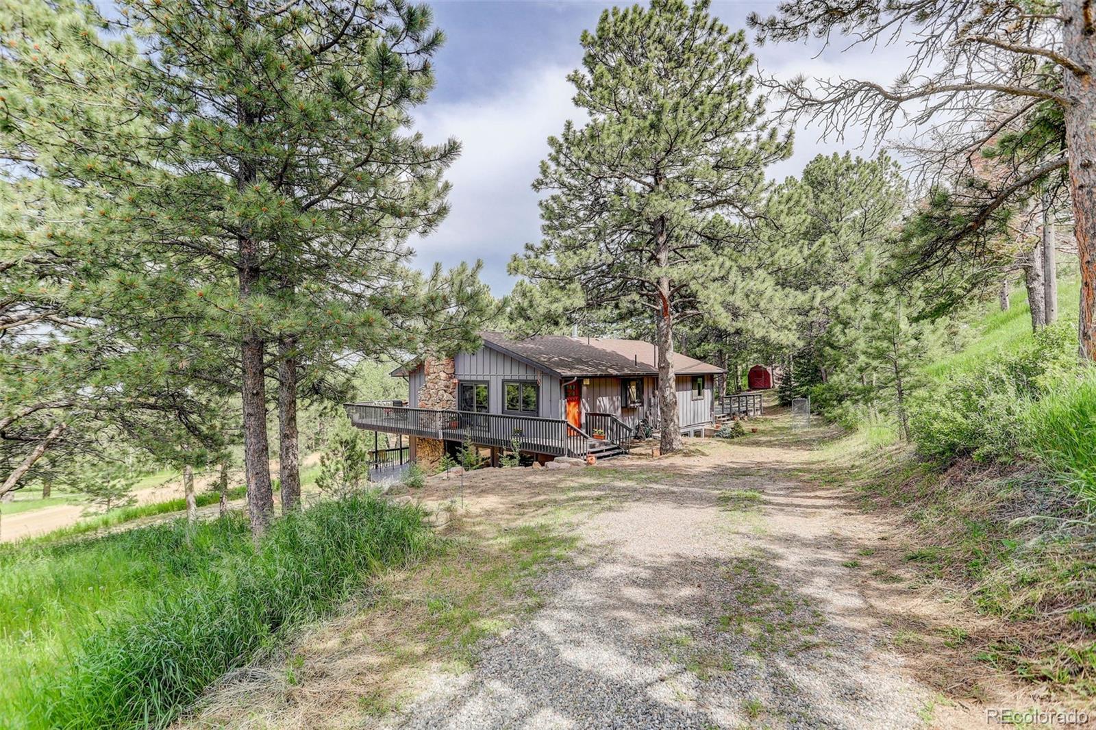 586 Brook Road Boulder, CO 80302 - Photo 5 of 37 a view of a house with a yard