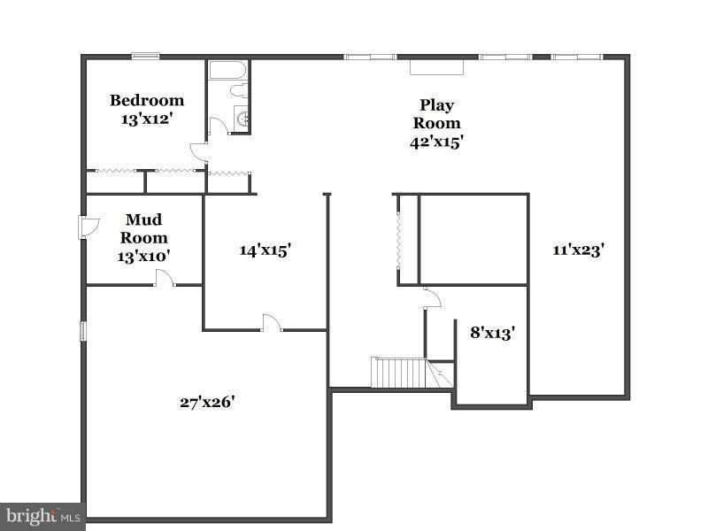6252 Clearwood Road Bethesda, MD 20817 - Photo 30 of 30 LOWER LEVEL FLOOR PLAN