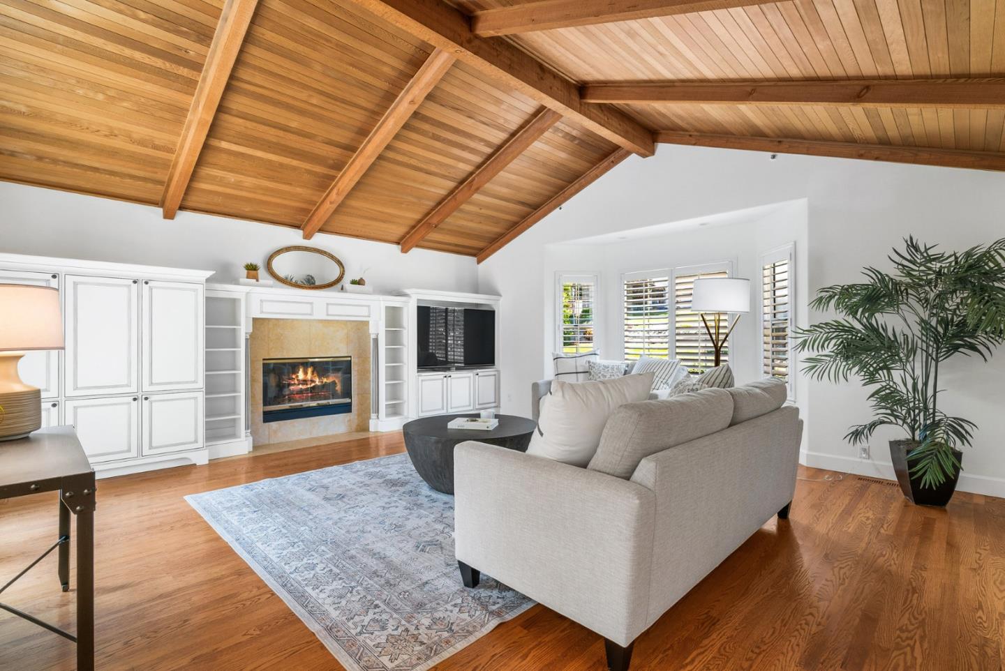 144 Victoria Lane Aptos, CA 95003 - Photo 4 of 36 a living room with furniture and a fireplace