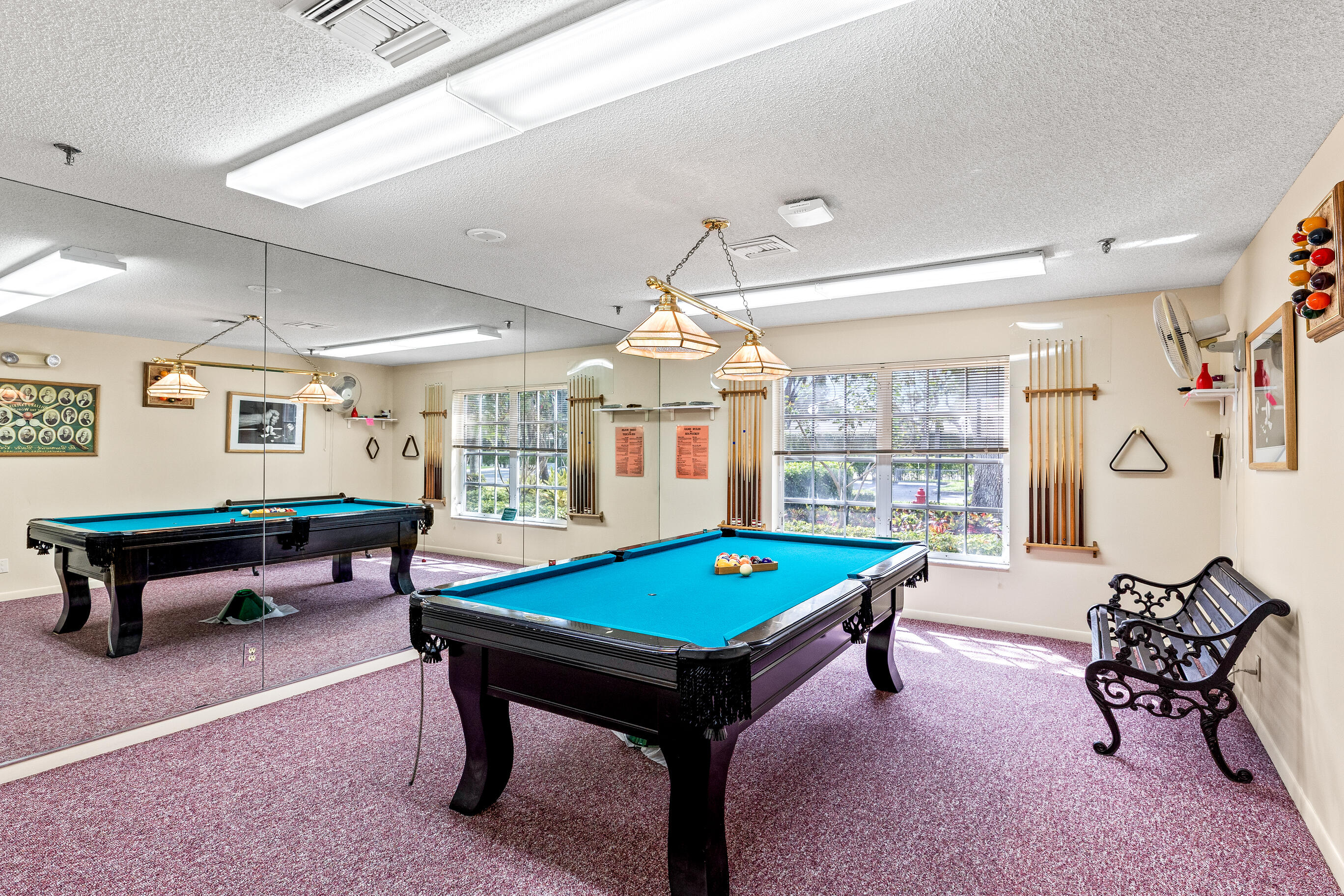 8089 Springtree Road Boca Raton, FL 33496 - Photo 33 of 35 a living room with furniture and pool table
