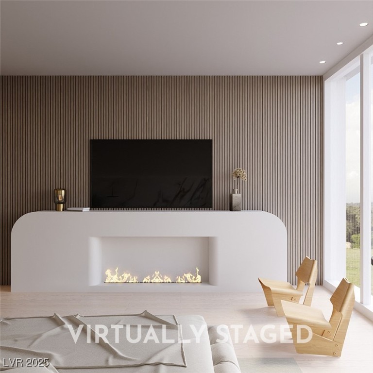 405 Net Zero Drive Henderson, NV 89012 - Photo 9 of 22 Fireplace in Primary Bedroom