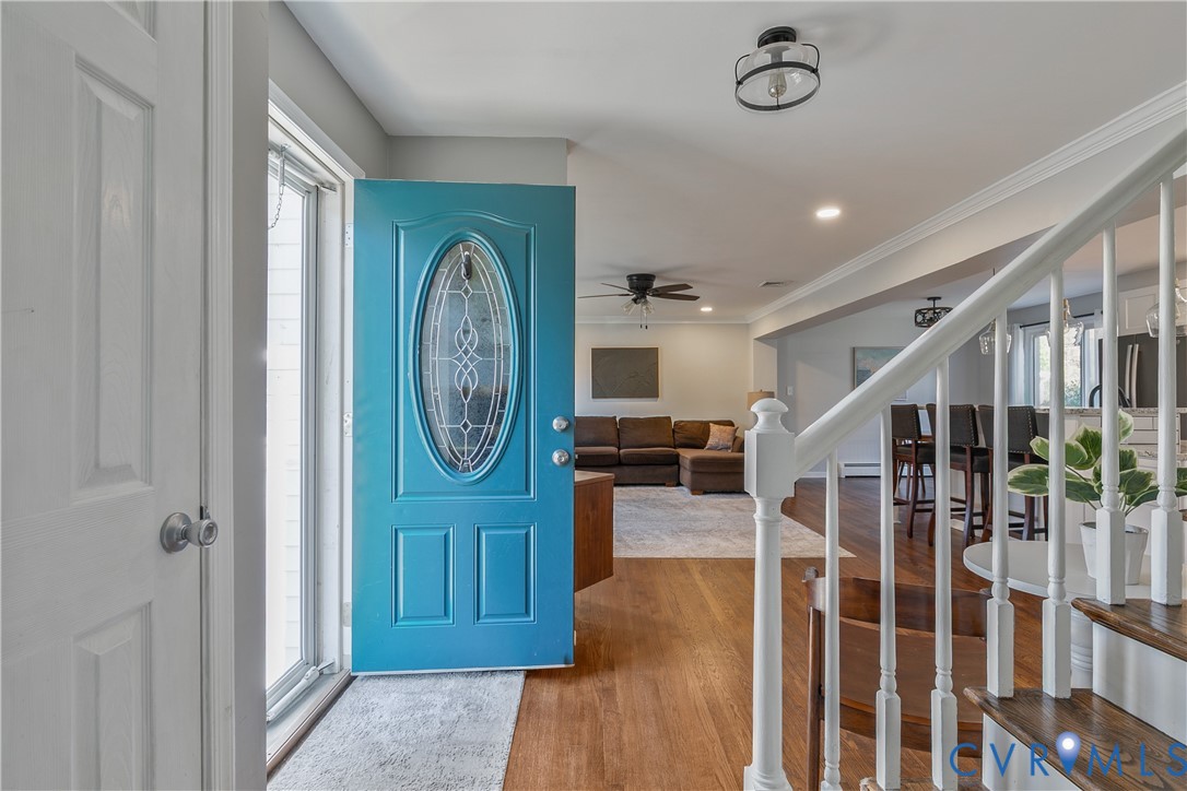 2507 Lourdes Road Henrico, VA 23228 - Photo 4 of 36 a view of a hallway with entryway