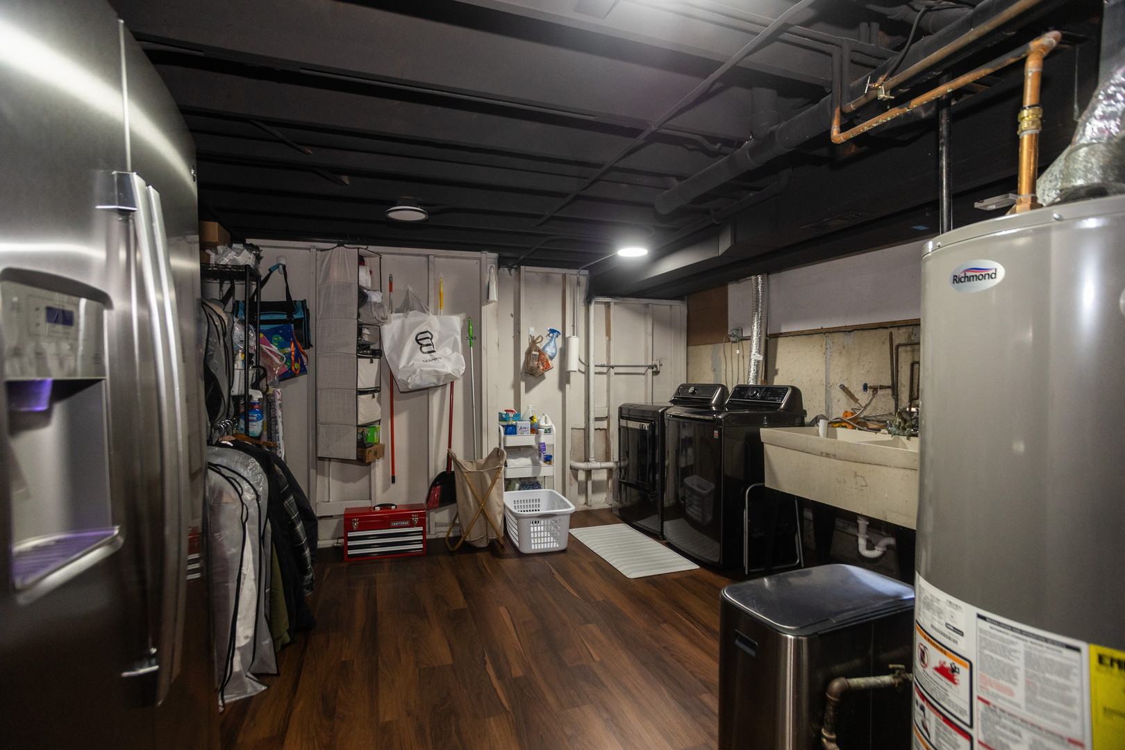 3240 Pitcher Drive Darien, IL 60561 - Photo 40 of 43 a view of storage and utility room with refrigerator