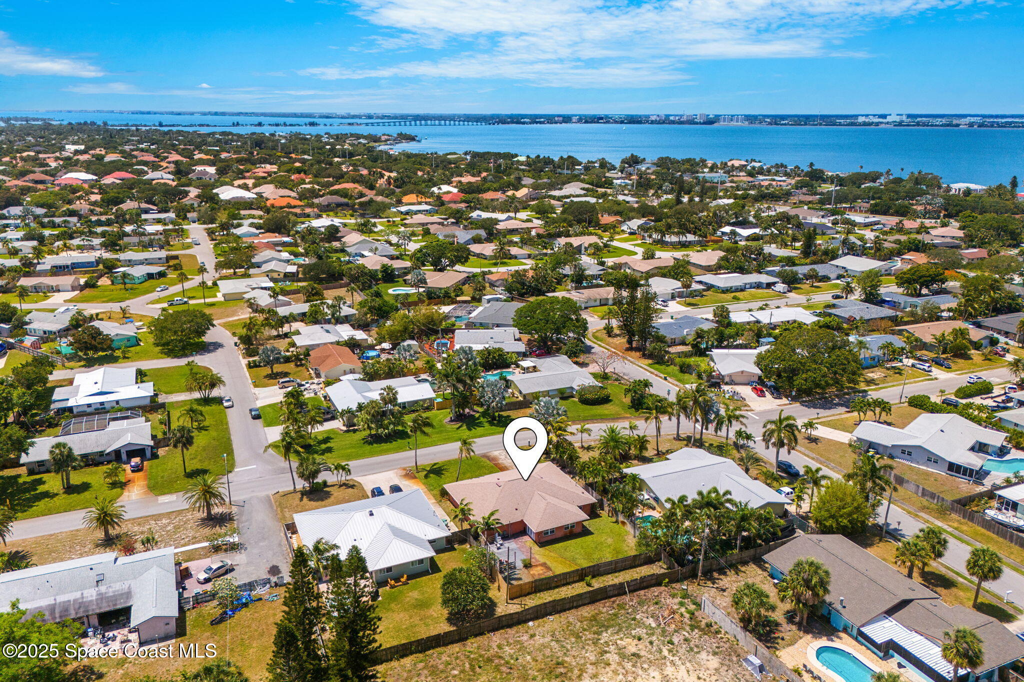 440 Pine Tree Drive Indialantic, FL 32903 - Photo 30 of 34 an aerial view of residential building with outdoor space
