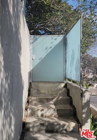 a view of a terrace with sitting area