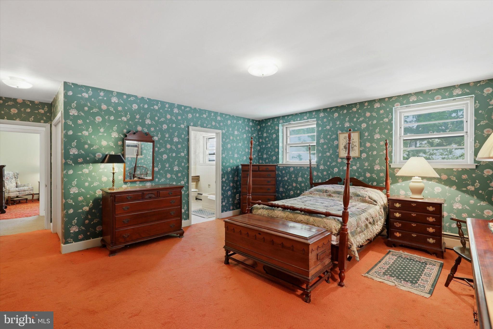 412 Newbold Road Jenkintown, PA 19046 - Photo 10 of 17 a bed room with a bed and a window