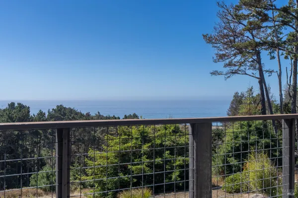 a view of a balcony