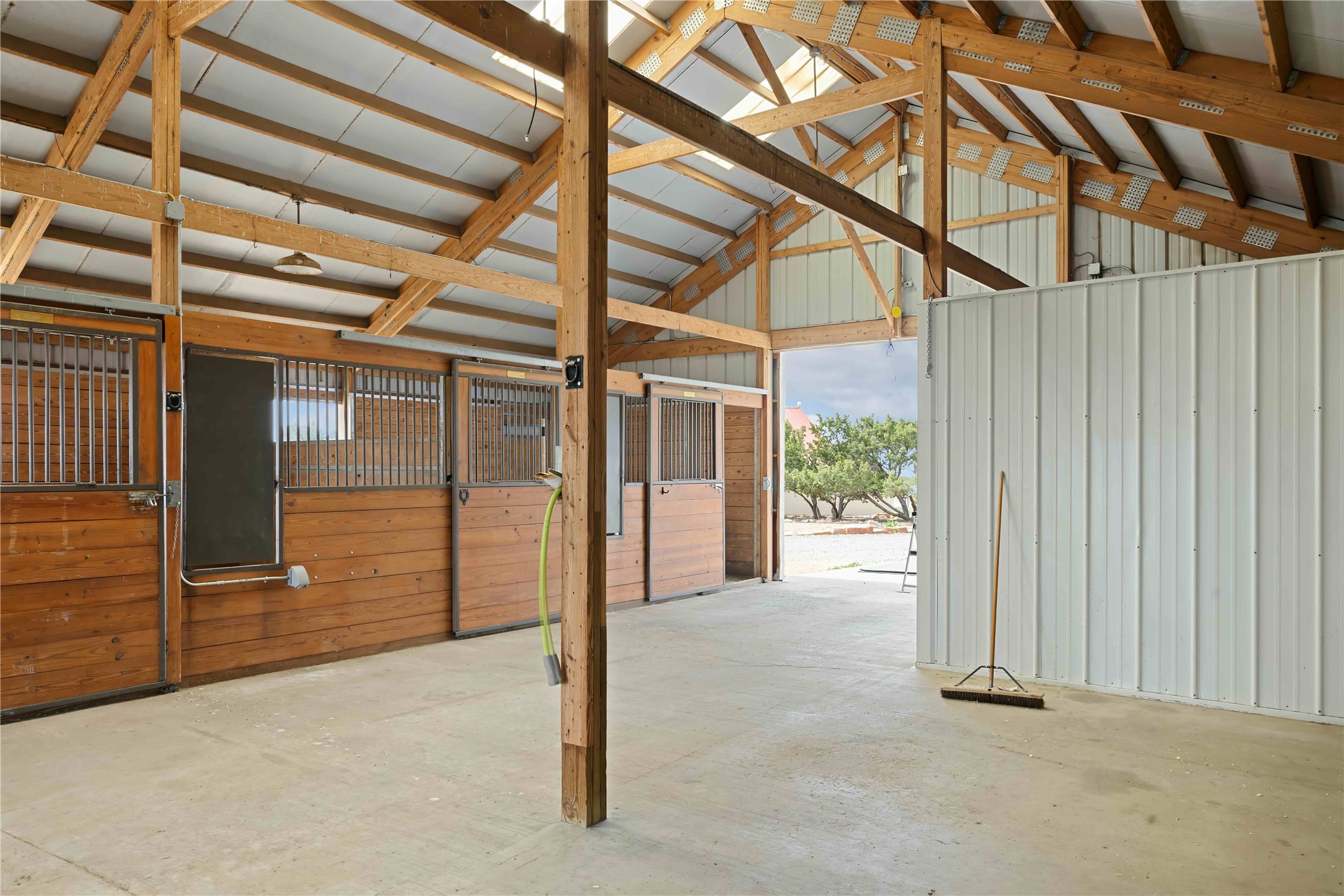 133 Jacinto Road Santa Fe, NM 87508 - Photo 32 of 46 Main Barn - each stall has electric