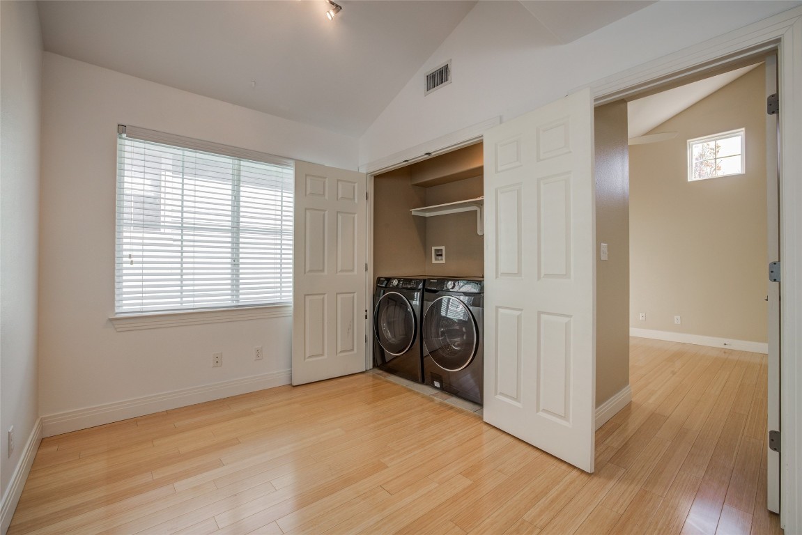 4109 East 12th Street, Unit 2 Austin, TX 78721 - Photo 29 of 39 a view of a utility room with washer and dryer