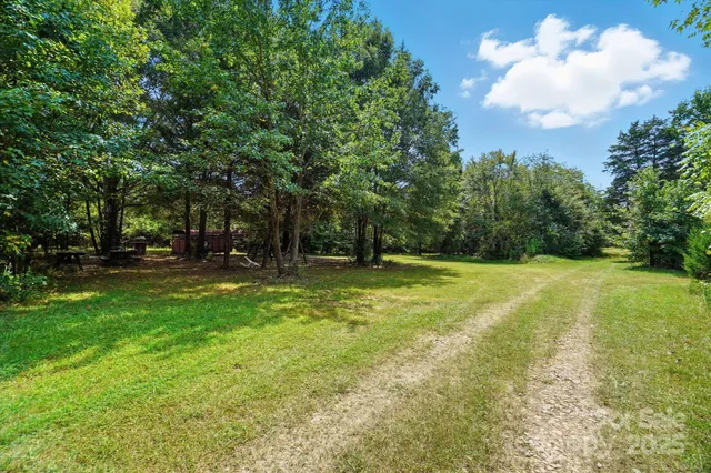a view of outdoor space and trees