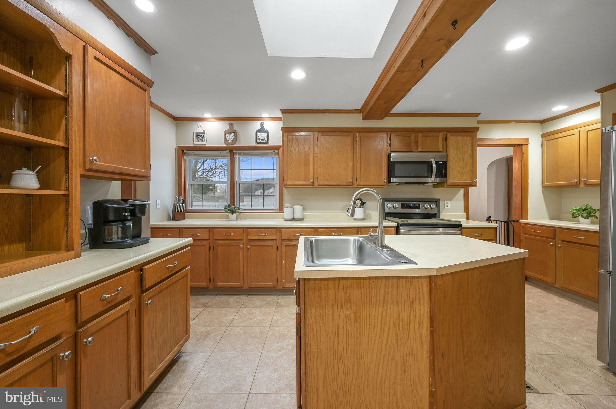 1023 South State Street Dover, DE 19901 - Photo 15 of 27 Kitchen with Skylight