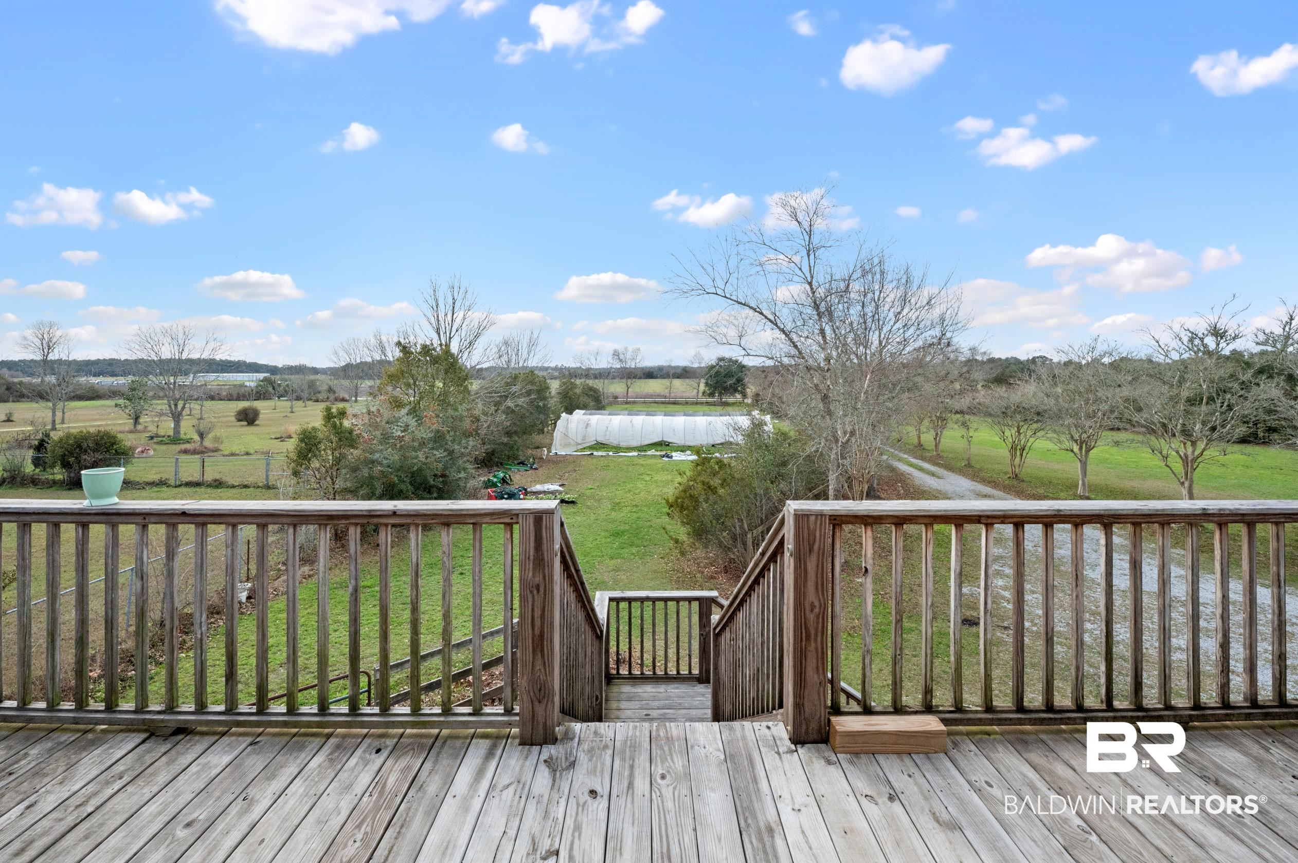 13358 County Road 91 Elberta, AL 36530 - Photo 31 of 47 Deck with a rural view and a lawn