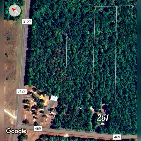 a view of a backyard with green space