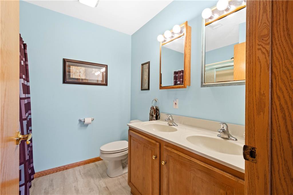 119 Cooper Road Slippery Rock, PA 16057 - Photo 21 of 25 a bathroom with a sink and a mirror
